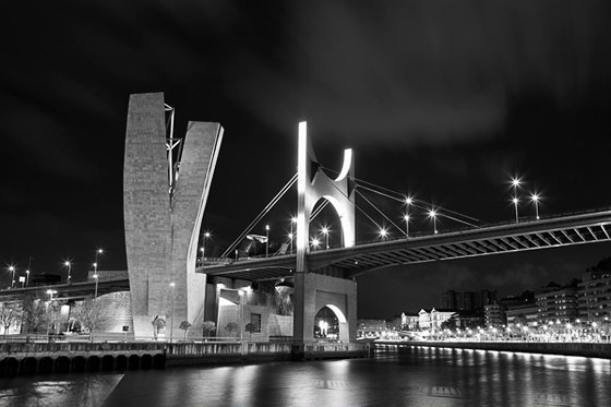 Bilbao - Guggenheim Museum #16 - La Salve Bridge - Red Arch