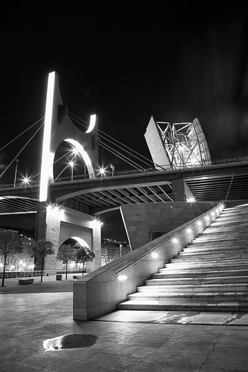 Bilbao - Guggenheim Museum #4 - La Salve Bridge - Red Arch