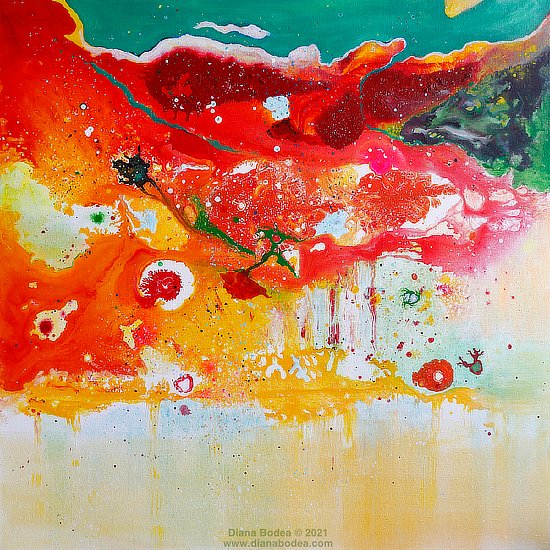 Untitled - 100x100cm