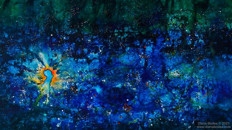 New galaxy - 230x130cm