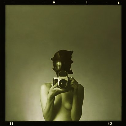 Self with pentacon six